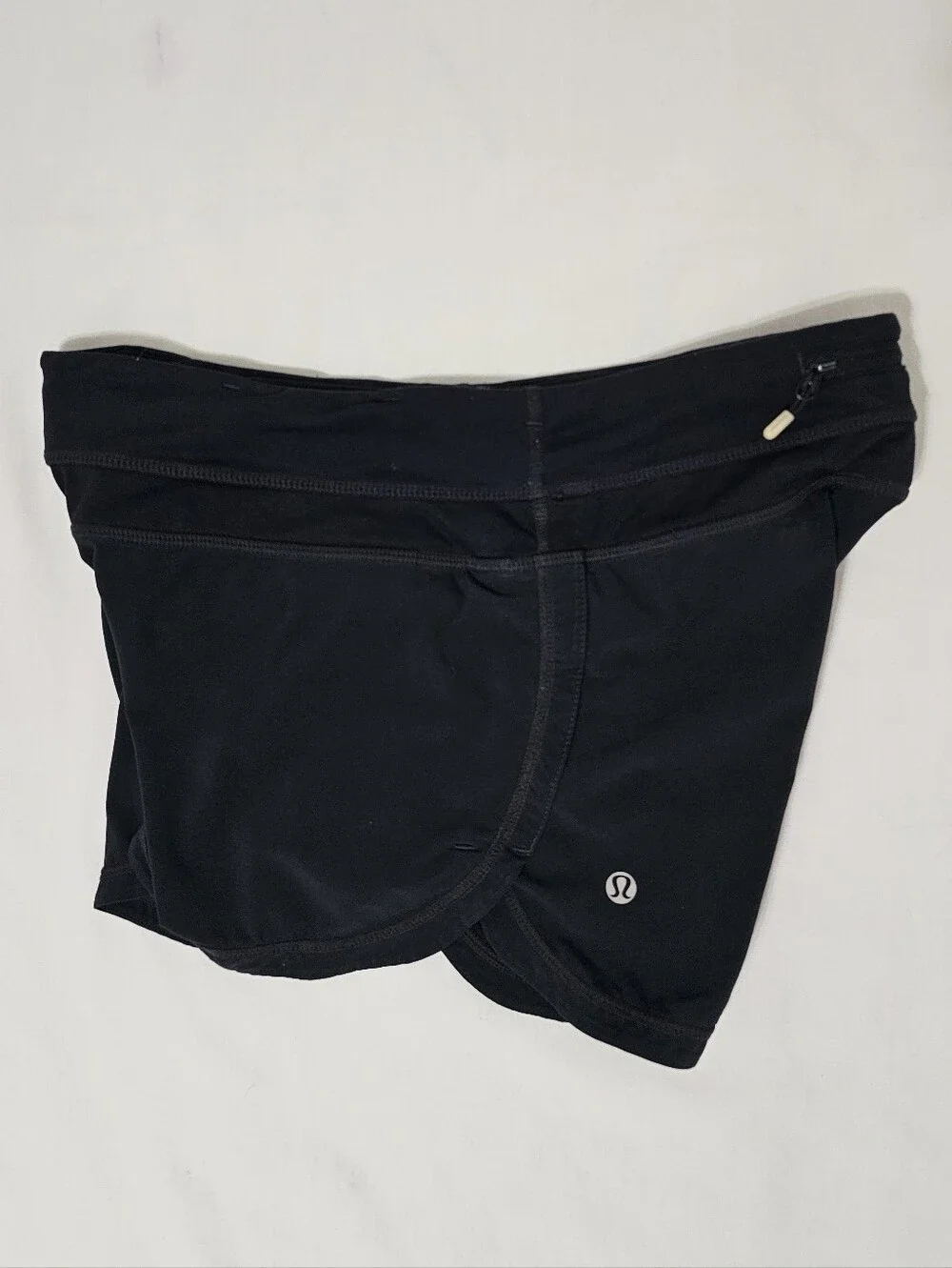 Lululemon Speed Short Black Size 4 Lined Running Athletic Workout Shorts
